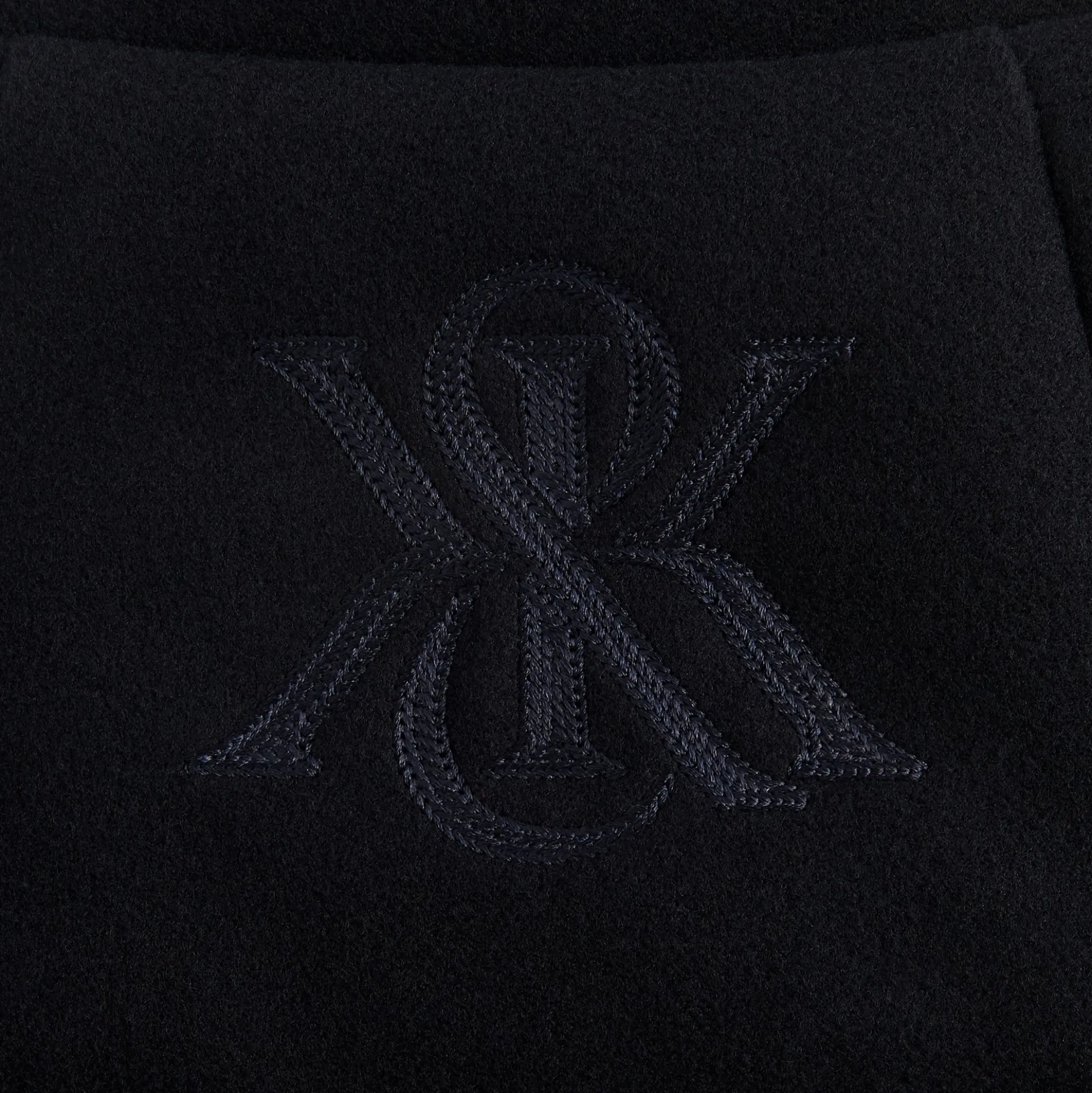 Gilet mi-long en jersey feutré Kith