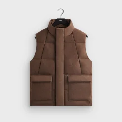 Gilet mi-long en jersey feutré Kith