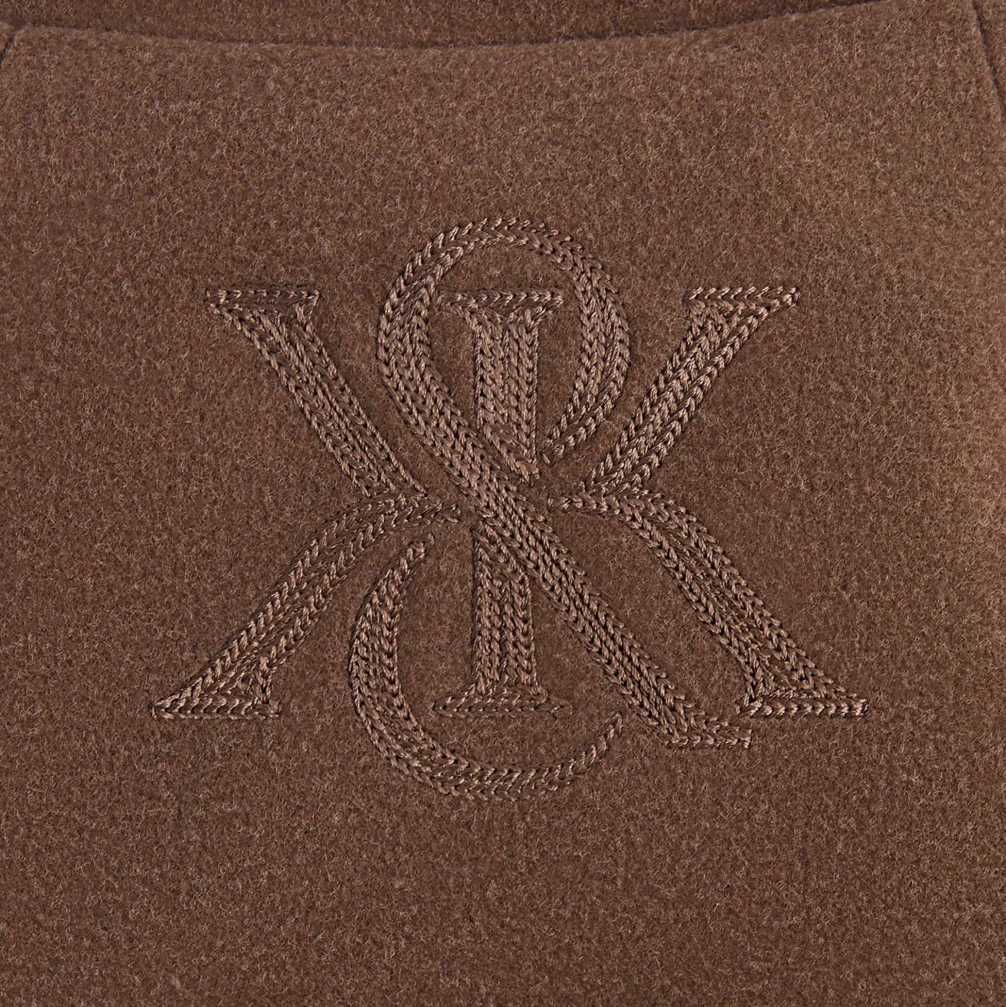 Gilet mi-long en jersey feutré Kith