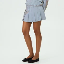 Jupe mini plissée réfléchissante Kith Ruri pour femme