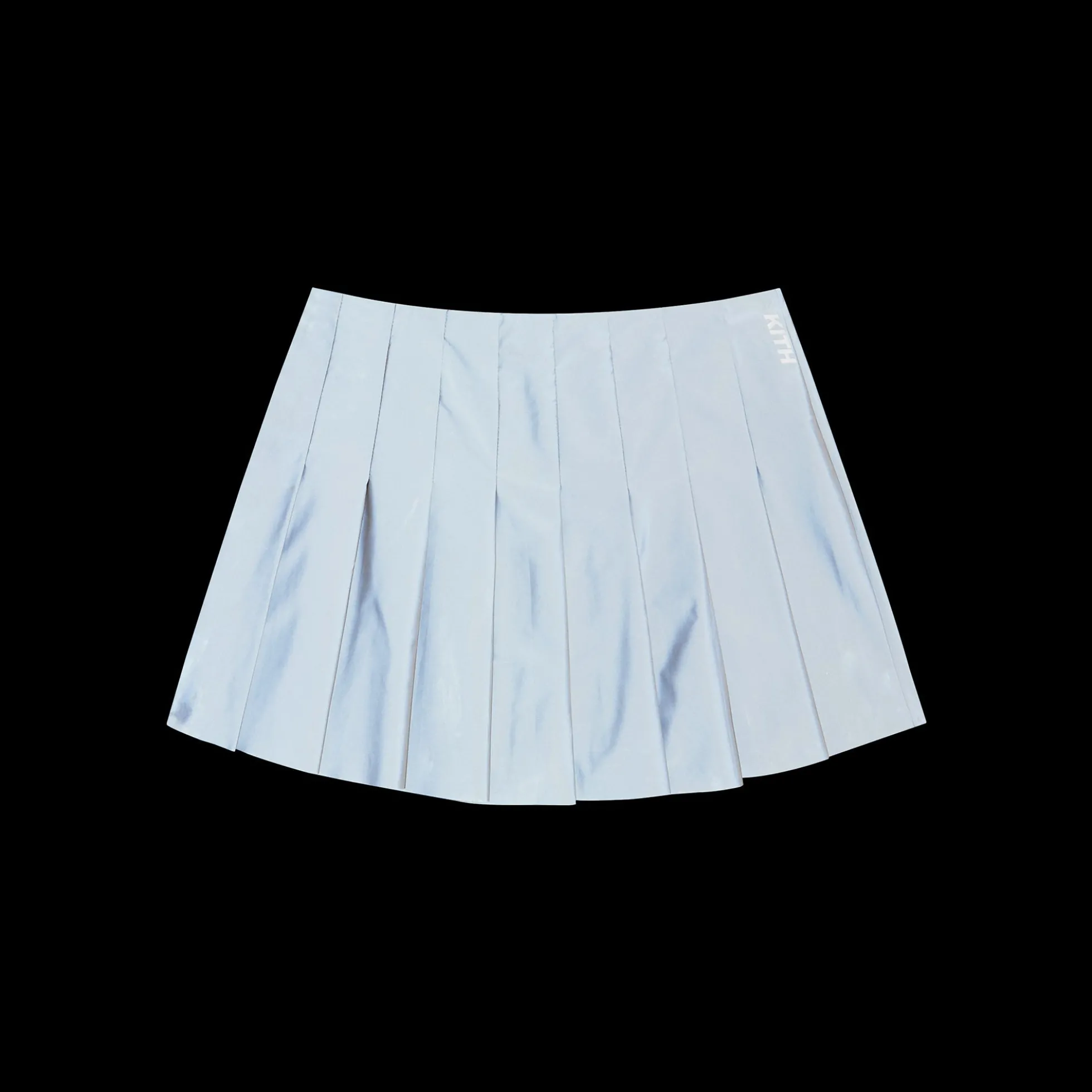 Jupe mini plissée réfléchissante Kith Ruri pour femme
