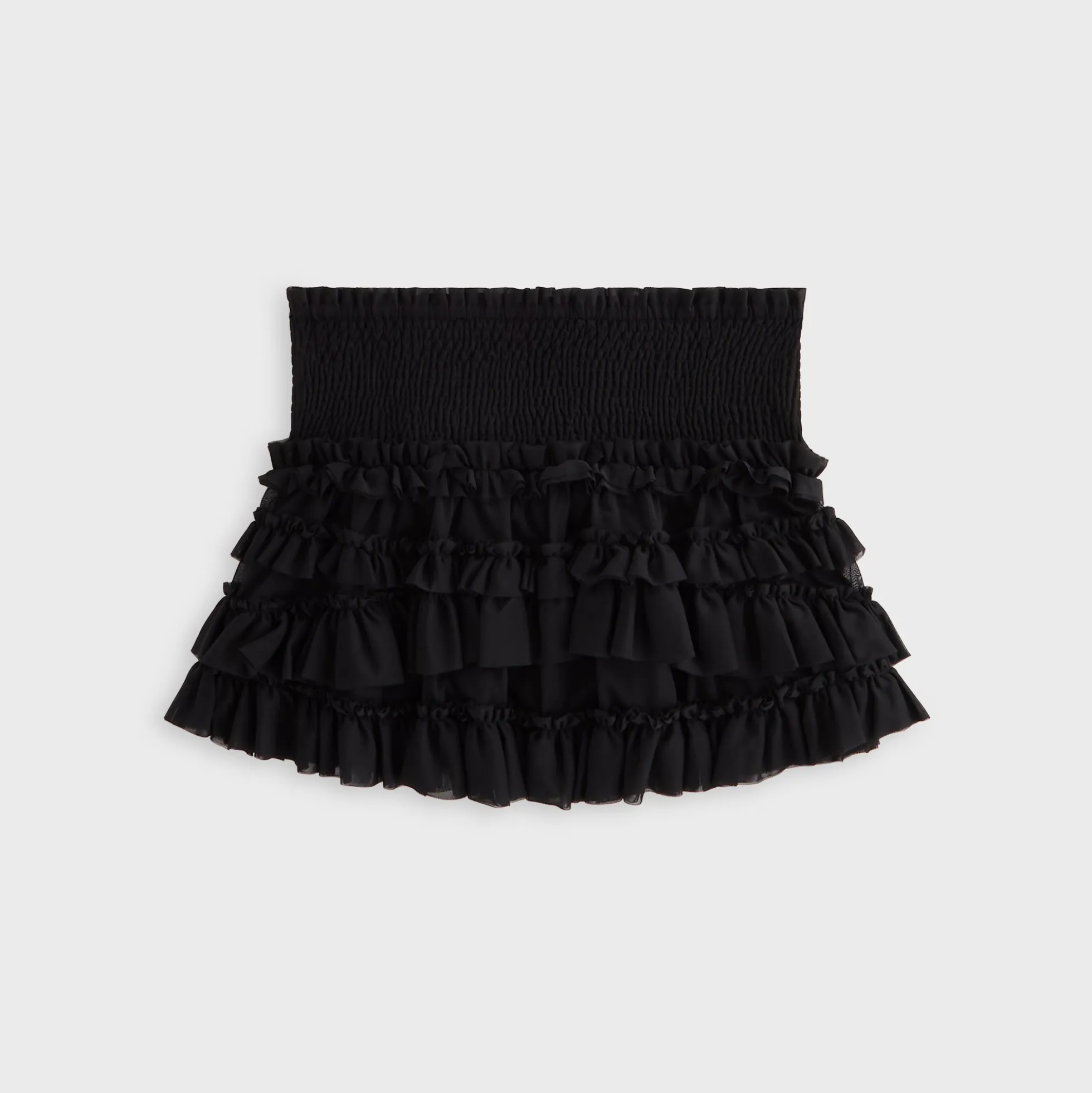 Jupe mini à volants en résille Mariko de Lisa for Kith pour femme