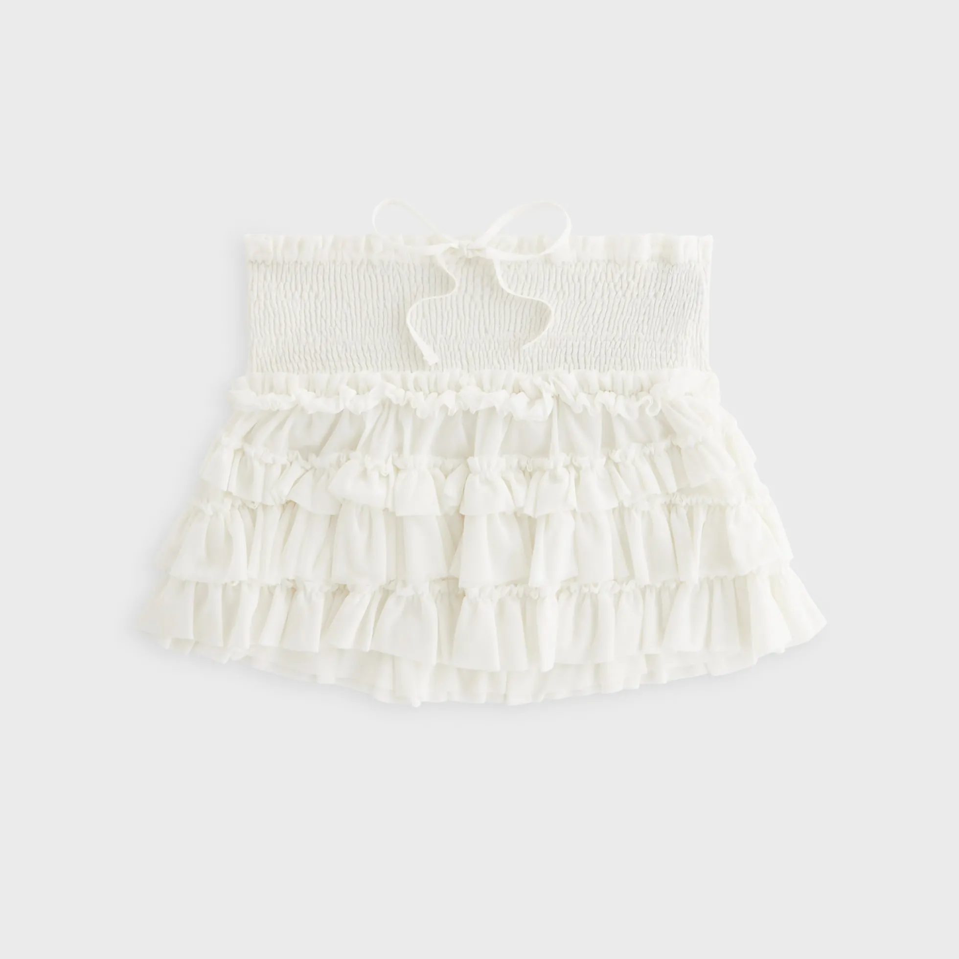 Jupe mini à volants en résille Mariko de Lisa for Kith pour femme