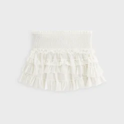 Jupe mini à volants en résille Mariko de Lisa for Kith pour femme