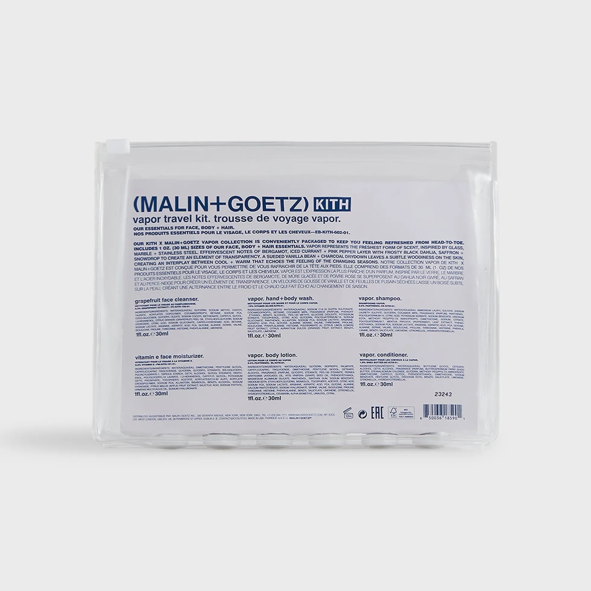 Kit de voyage pour MALIN+GOETZ Vapor