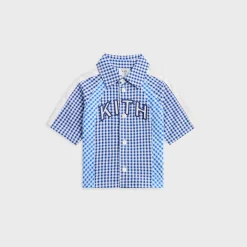 Kith Baby Color-Blocked Gingham Apollo Shirt