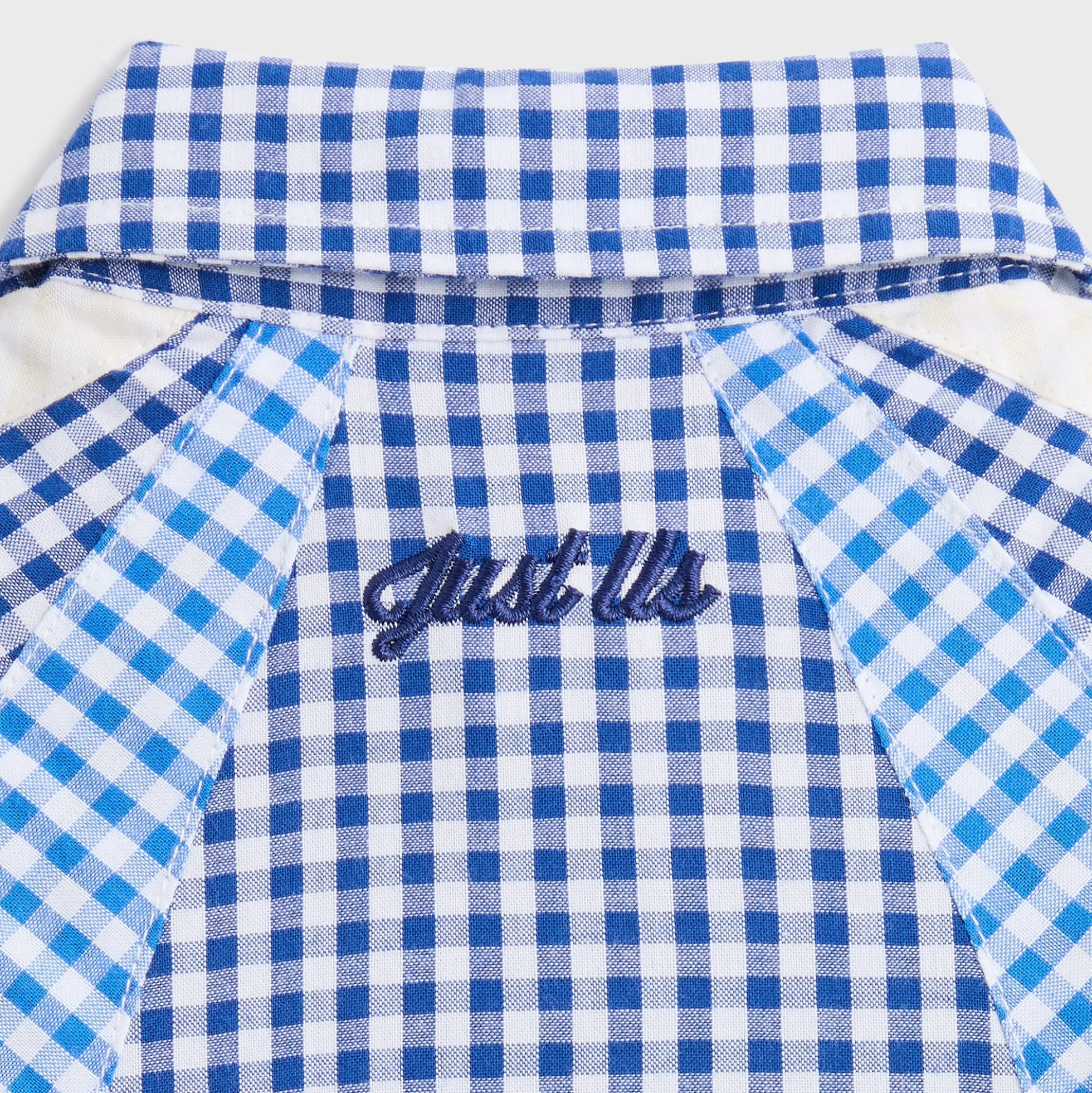 Kith Baby Color-Blocked Gingham Apollo Shirt