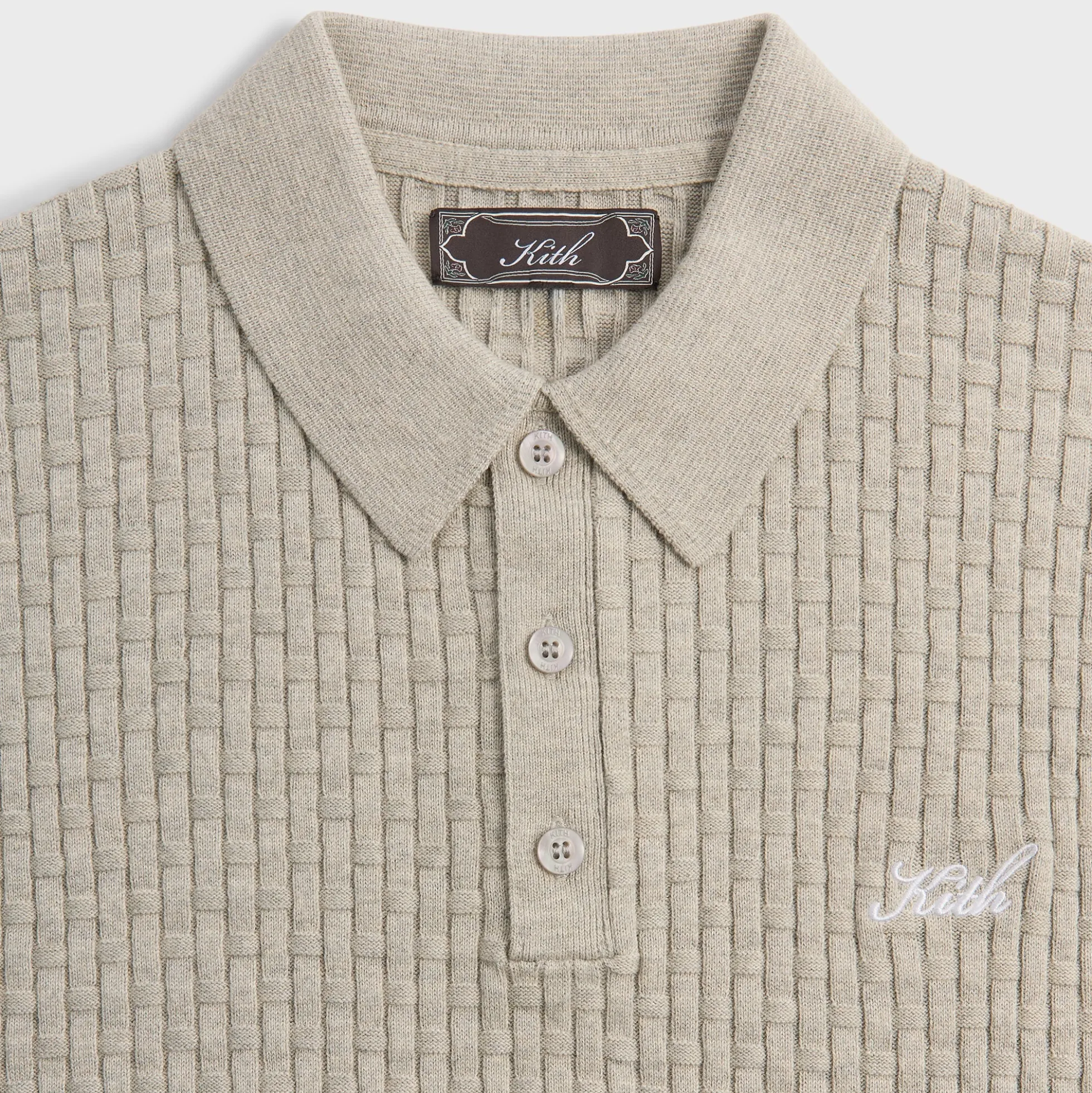 Kith Basket Weave Tilden Polo