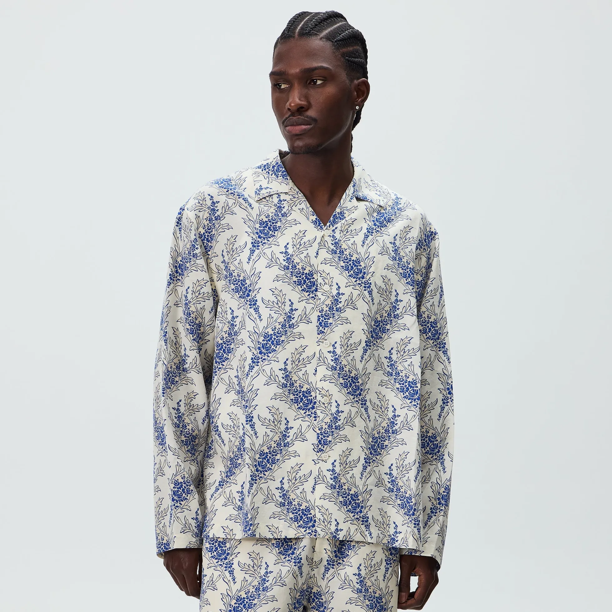 Kith Cupro Linen Long Sleeve Adonis Shirt