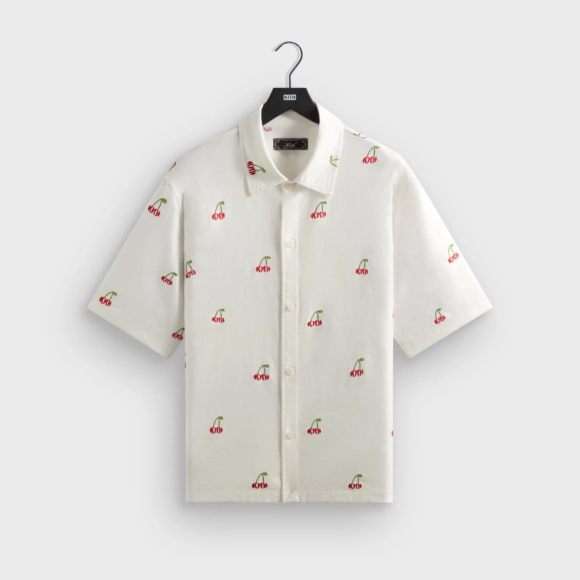 Kith Embroidered Cherry Oxford Cotton Harvey Shirt