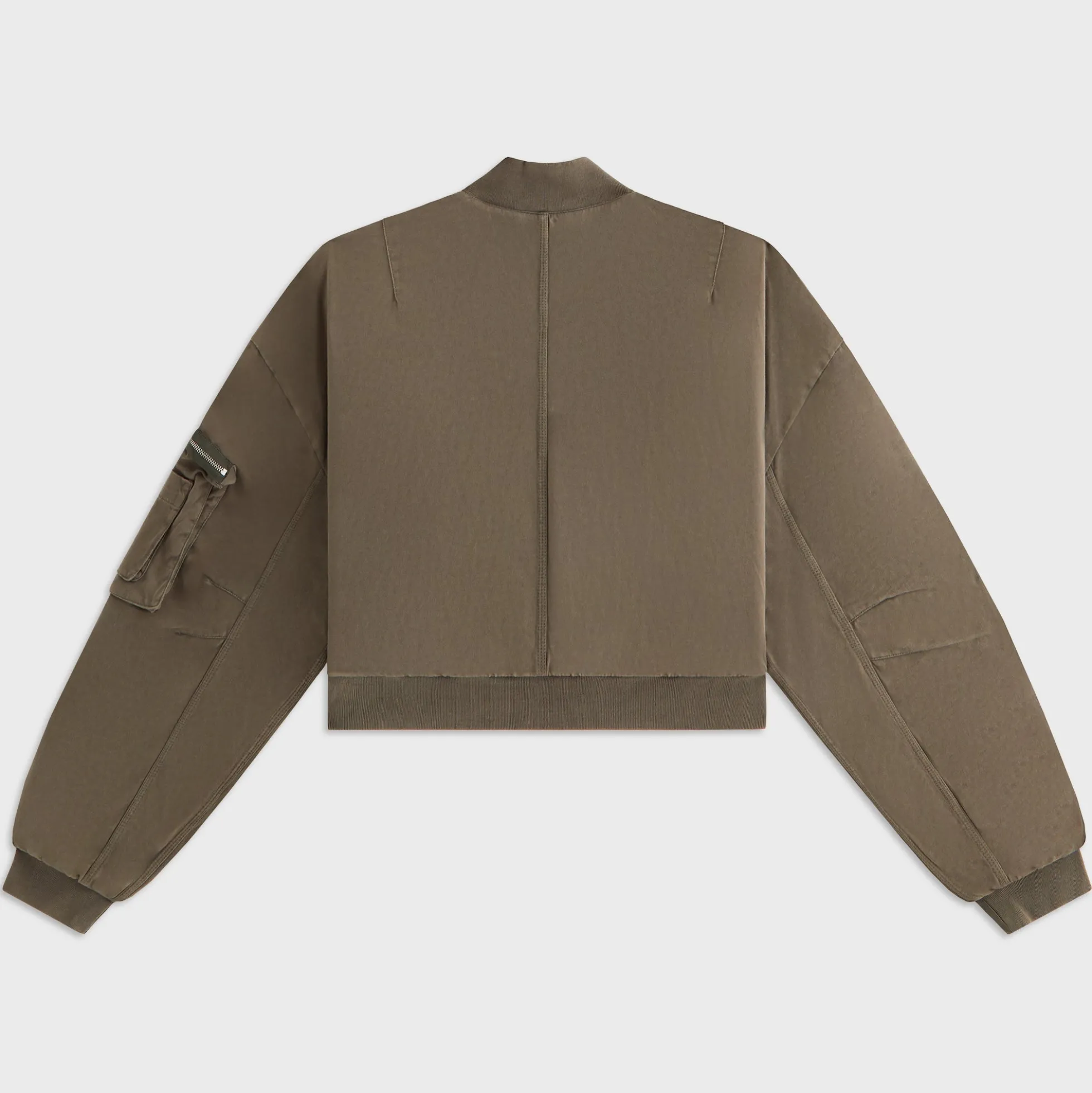Kith Femme Loren Veste Bomber Courte en Daim