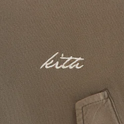 Kith Femme Loren Veste Bomber Courte en Daim