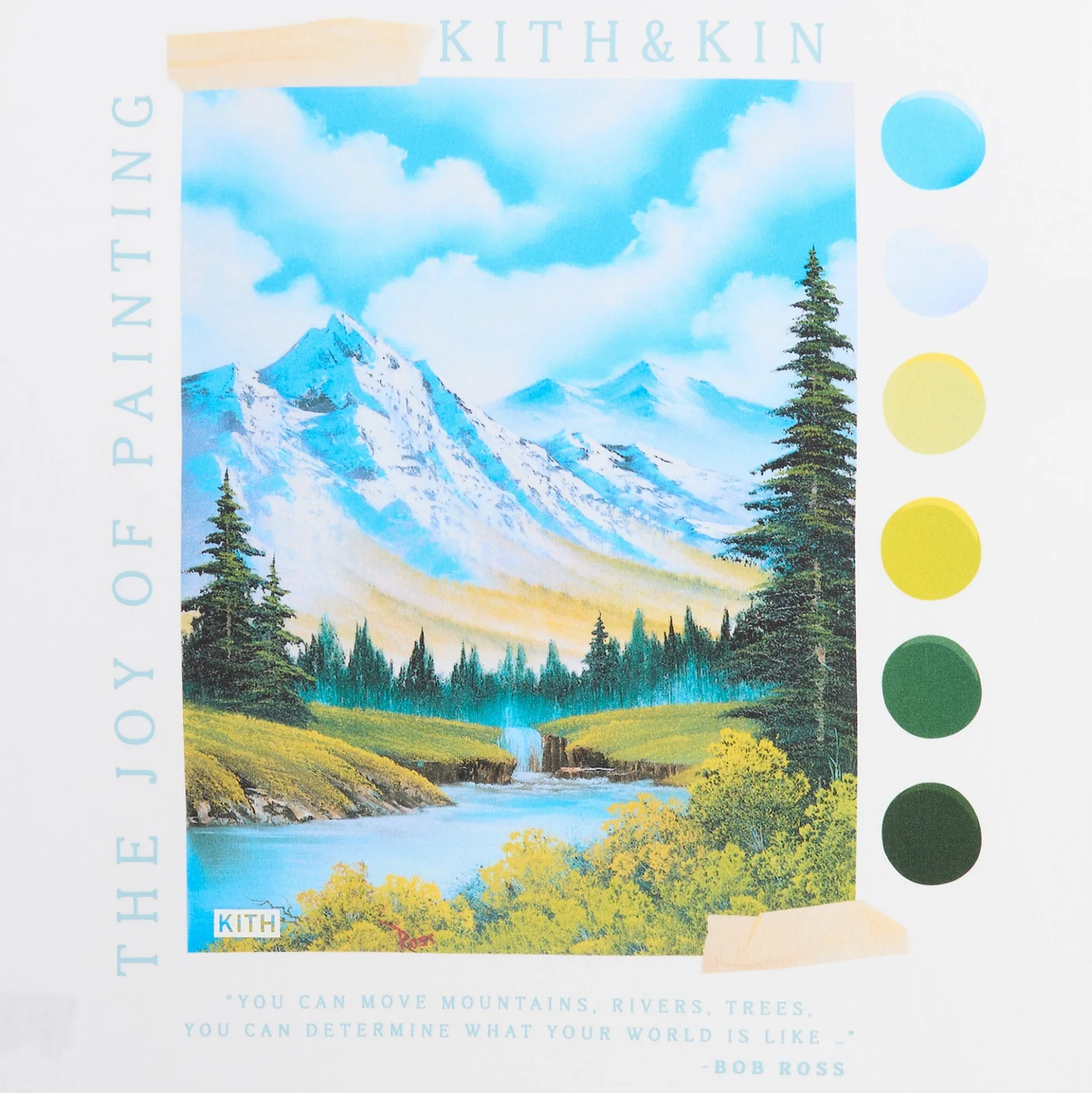 Kith for Bob Ross Palette Pocket Tee