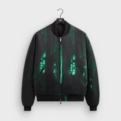Kith for The Matrix Vance Satin Bomber Jacket