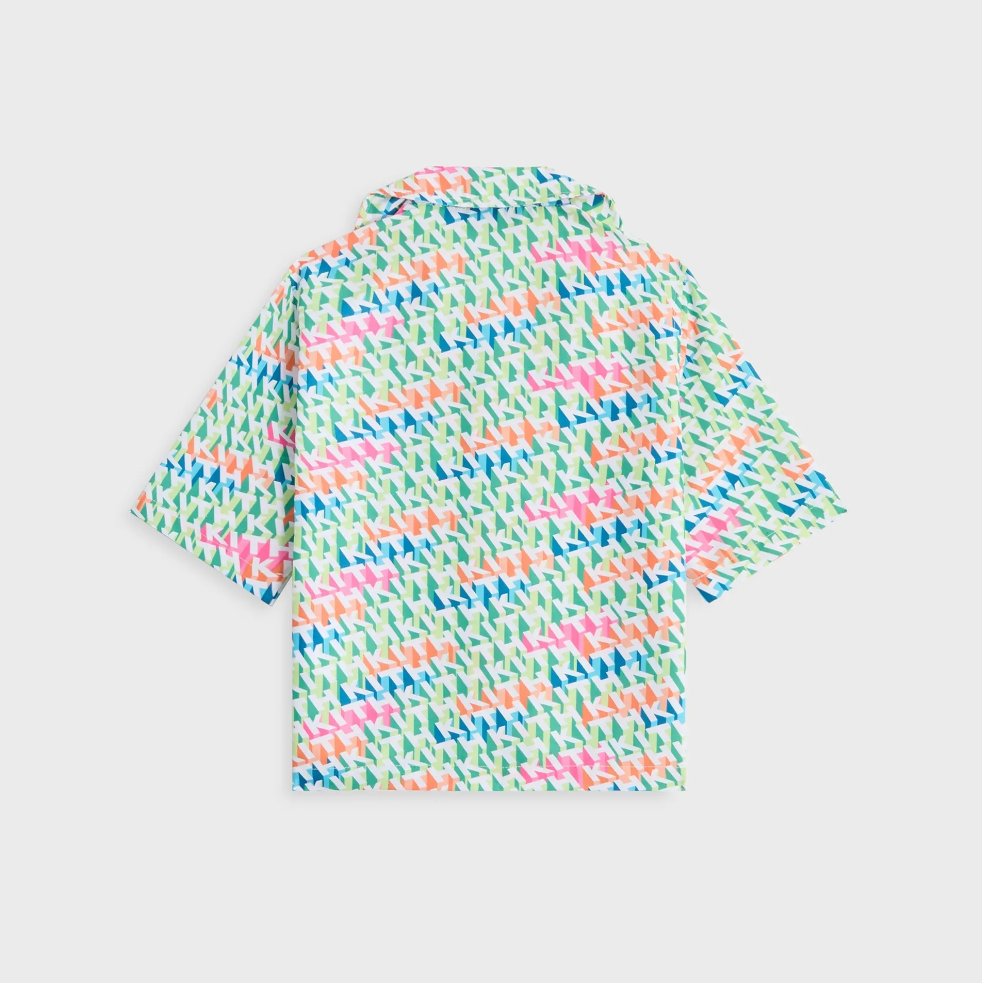 Kith Kids 3D Monogram Thompson Camp Swim Shirt
