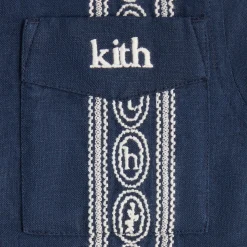 Kith Kids Novelty Embroidered Bennet Collared Shirt