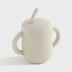 Kith Kids pour Mushie Gobelet d'apprentissage en silicone et paille