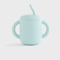 Kith Kids pour Mushie Gobelet d'apprentissage en silicone et paille