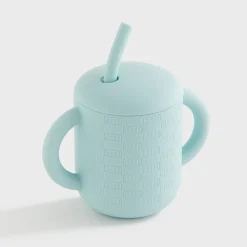 Kith Kids pour Mushie Gobelet d'apprentissage en silicone et paille