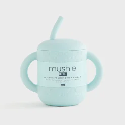 Kith Kids pour Mushie Gobelet d'apprentissage en silicone et paille