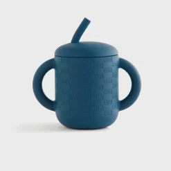 Kith Kids pour Mushie Gobelet d'apprentissage en silicone et paille