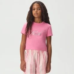 Kith Kids Sparkle Script Mulberry II Tee