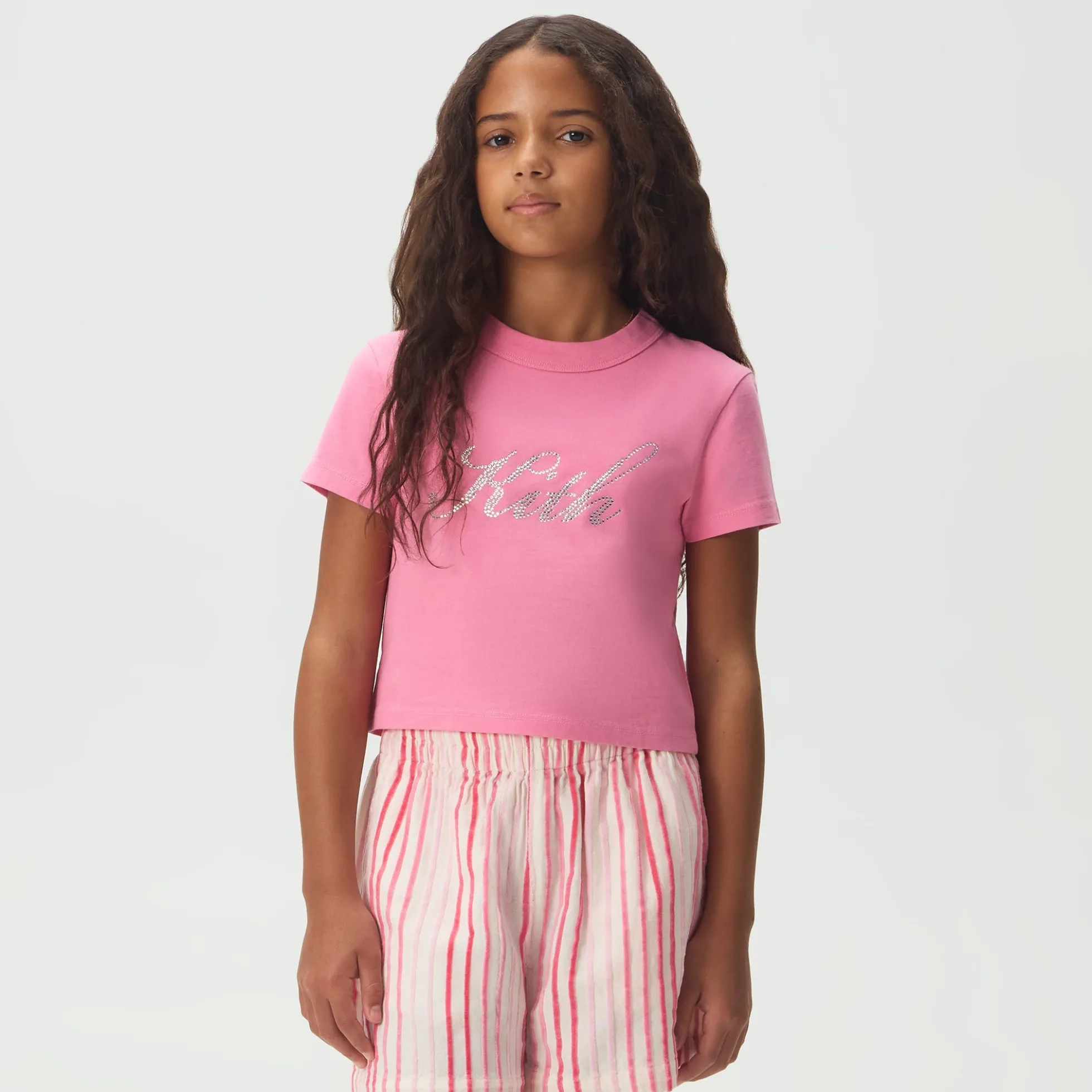 Kith Kids Sparkle Script Mulberry II Tee