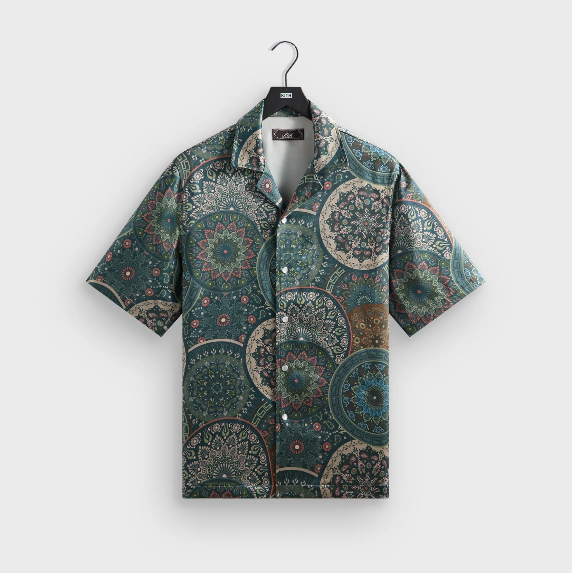 Kith Mosaic Mandala Thompson Camp Collar Shirt