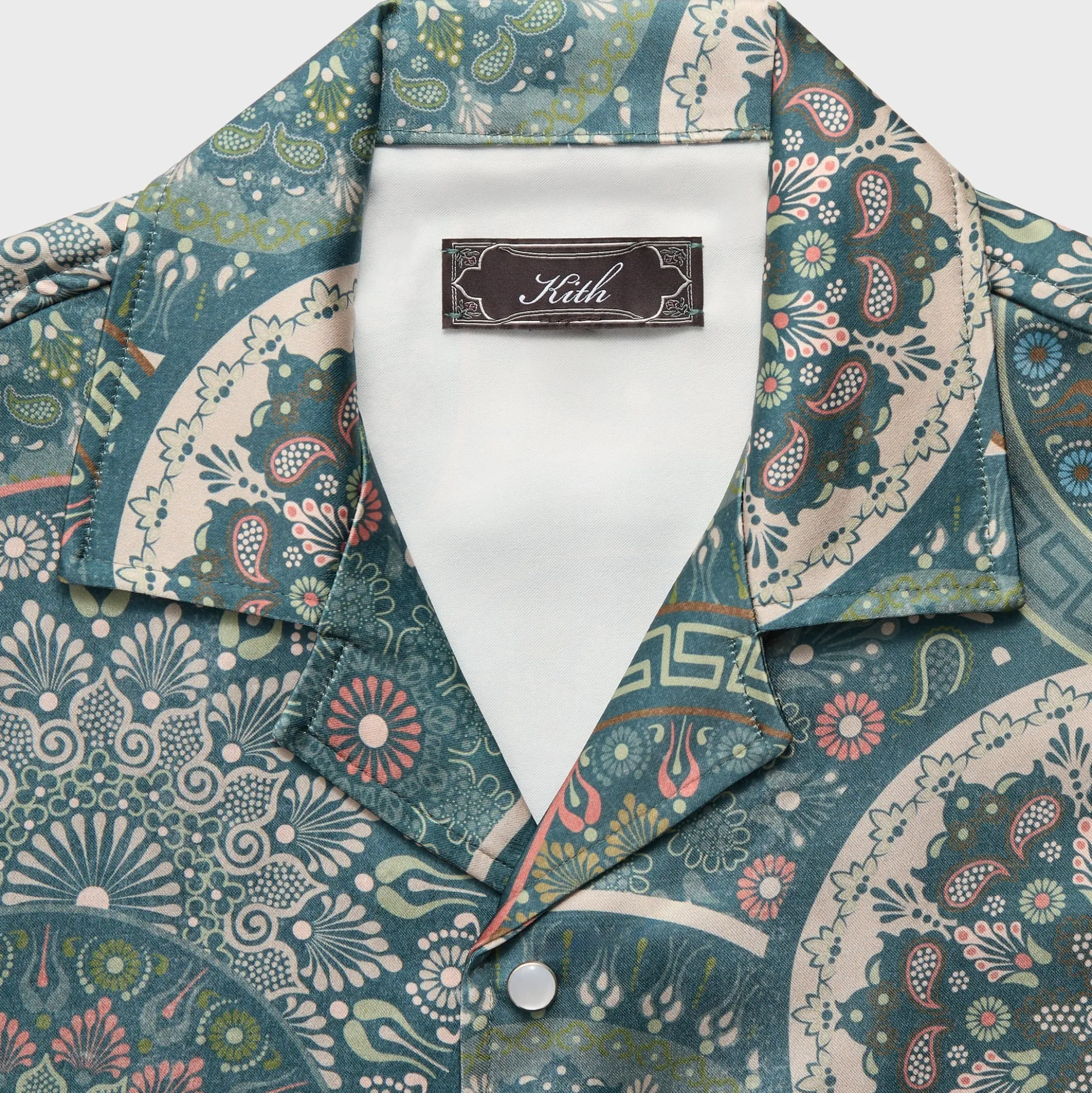 Kith Mosaic Mandala Thompson Camp Collar Shirt