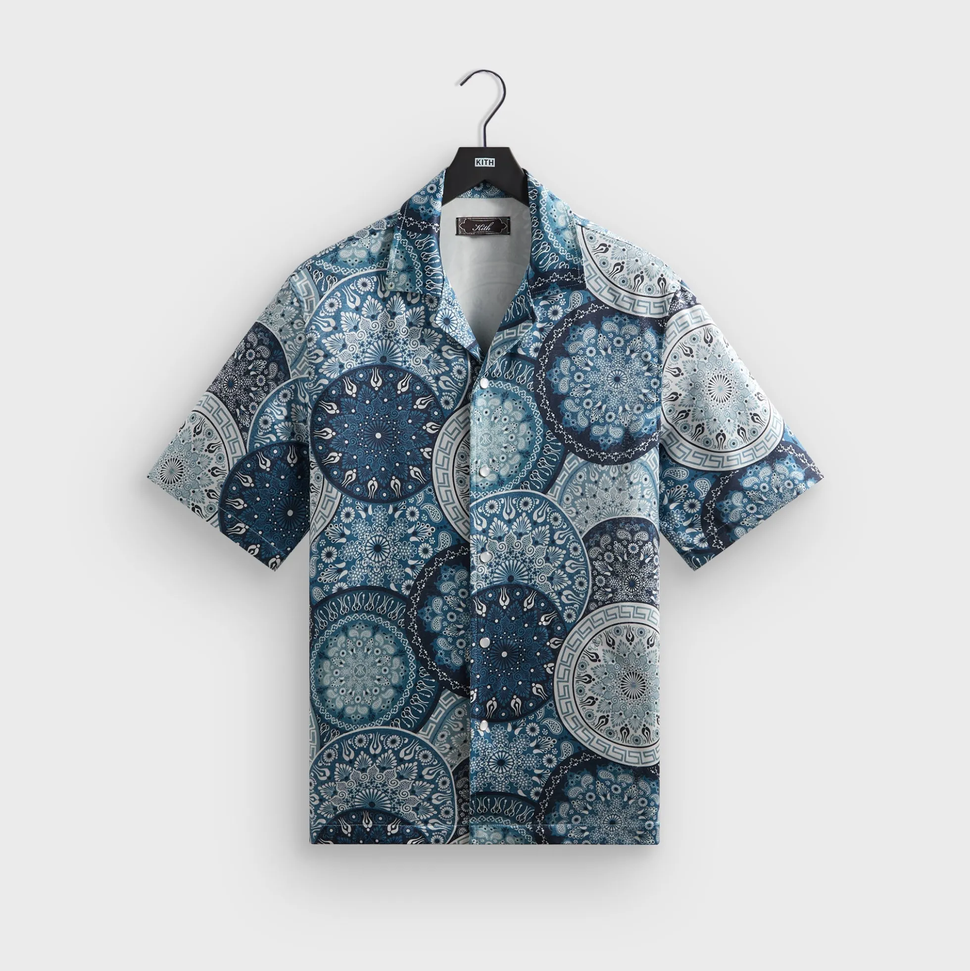 Kith Mosaic Mandala Thompson Camp Collar Shirt
