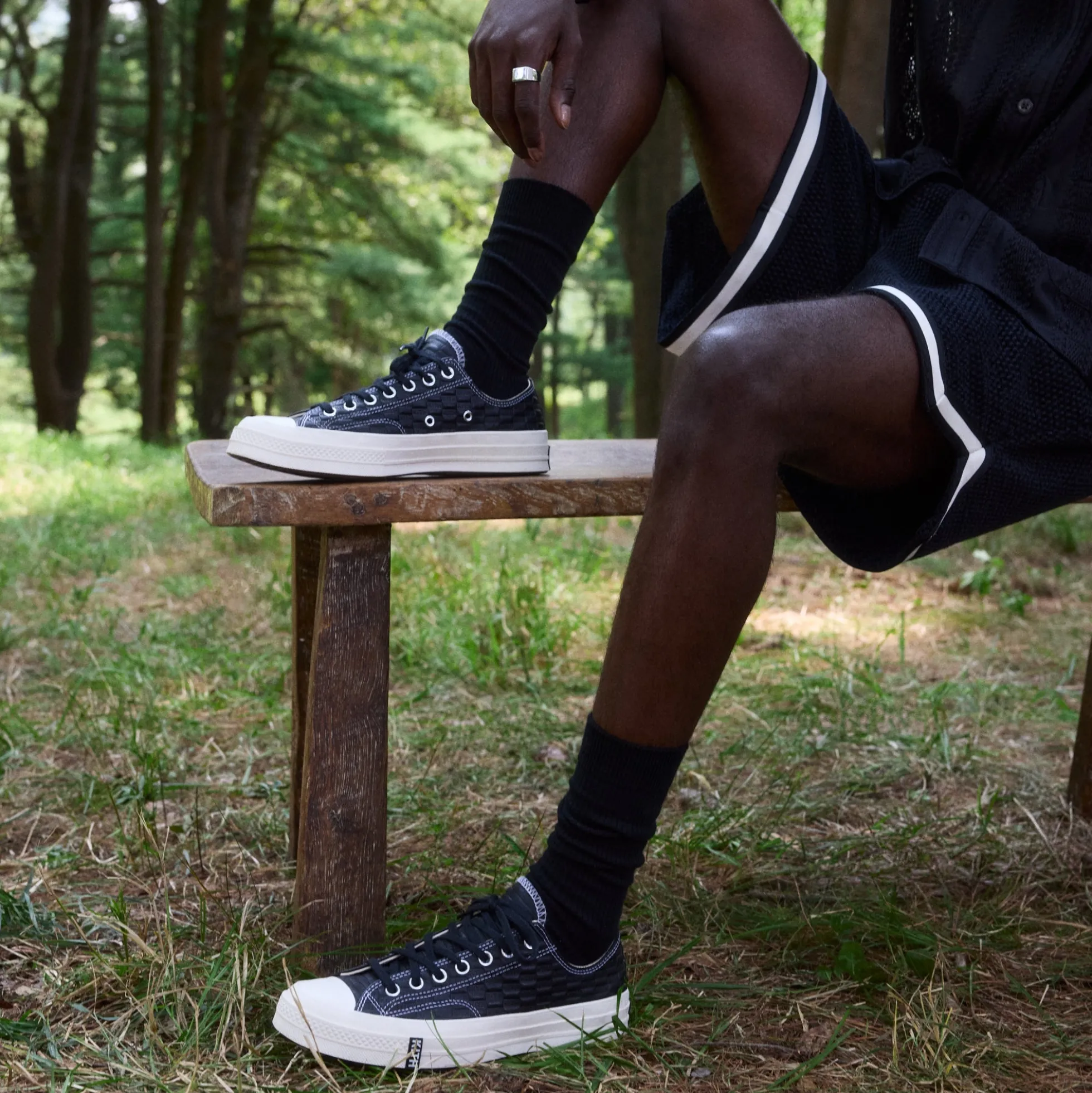 Kith pour Converse Chuck Taylor All Star 1970 Ox – Noir/Aigrette/Boîte blanche