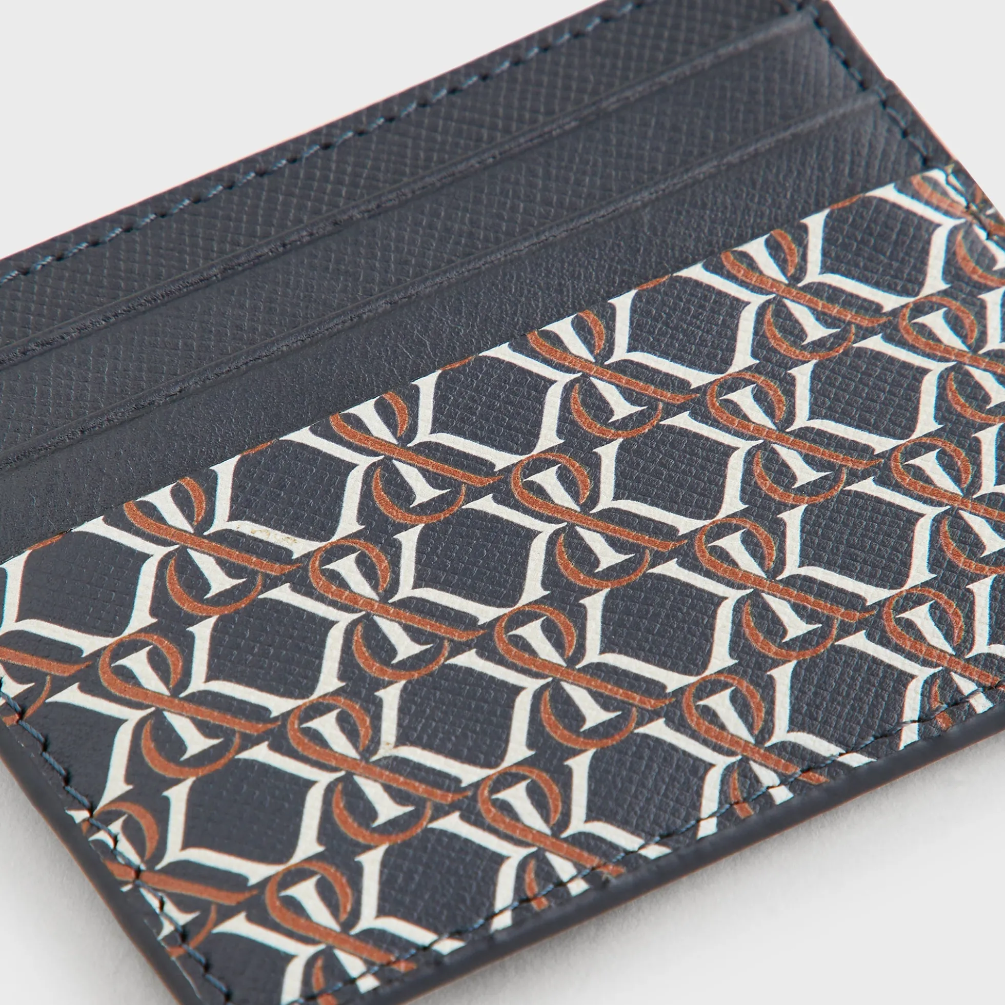 Kith Printed Monogram Card Holder