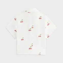 Kith Women Caela Cherry Oxford Zip Shirt