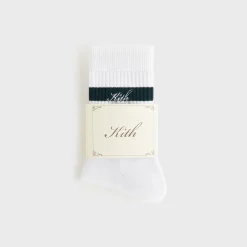 Kith Women Stripe Cotton Mid Crew Socks