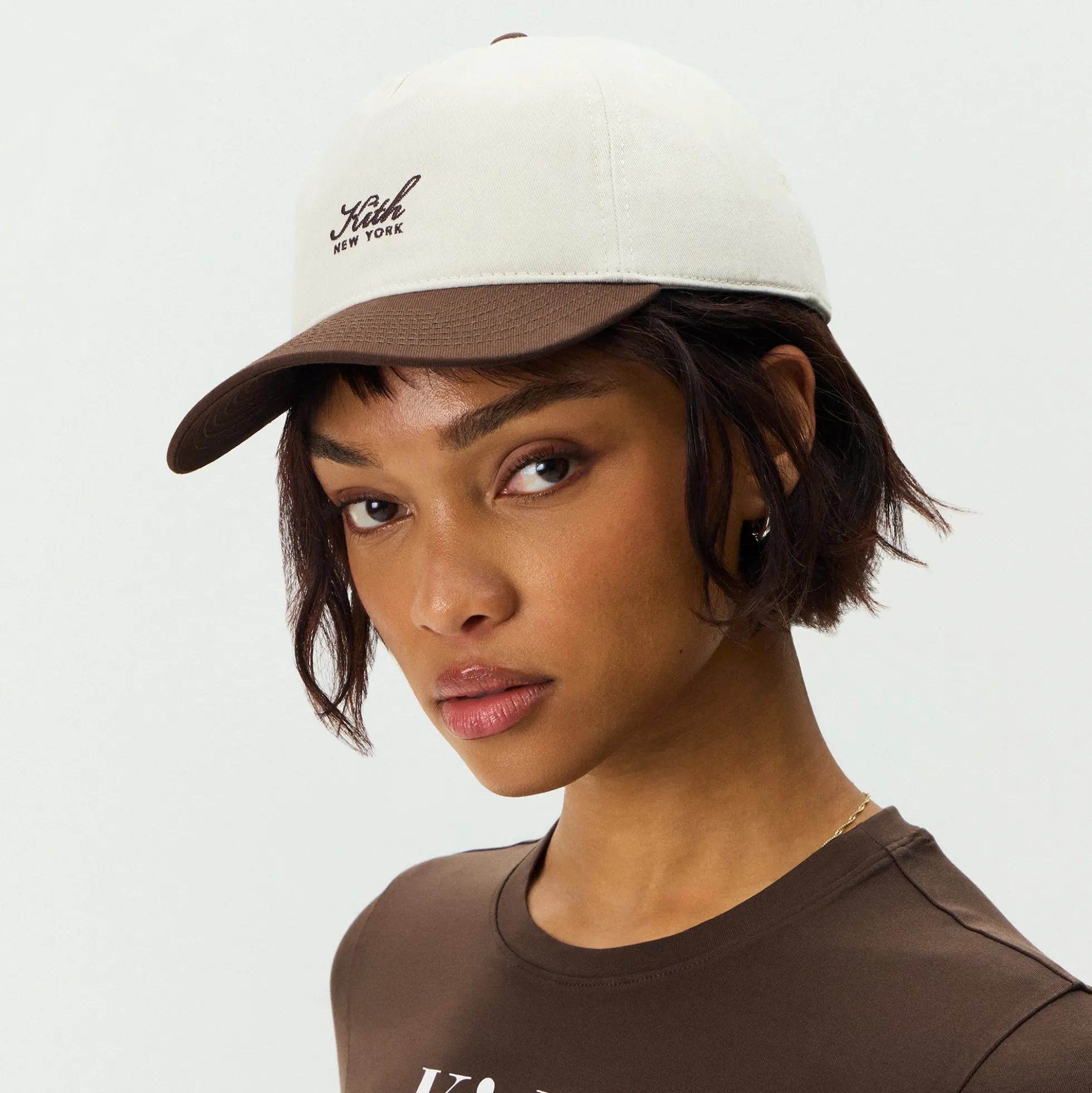 Kith Women Two Tone Cotton Twill Pinch Crown Snapback