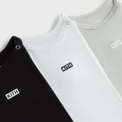 Lot de 3 bodies à manches courtes Kith Baby Core