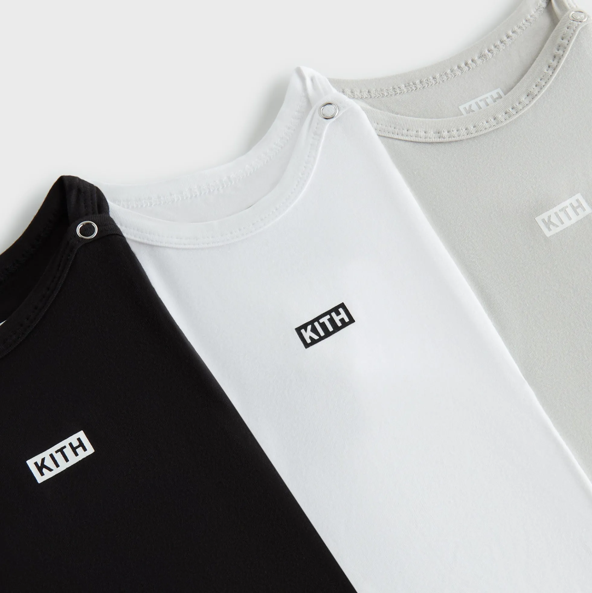 Lot de 3 bodies à manches courtes Kith Baby Core