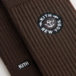 Lot de 3 paires de chaussettes en coton à motif rose Kith
