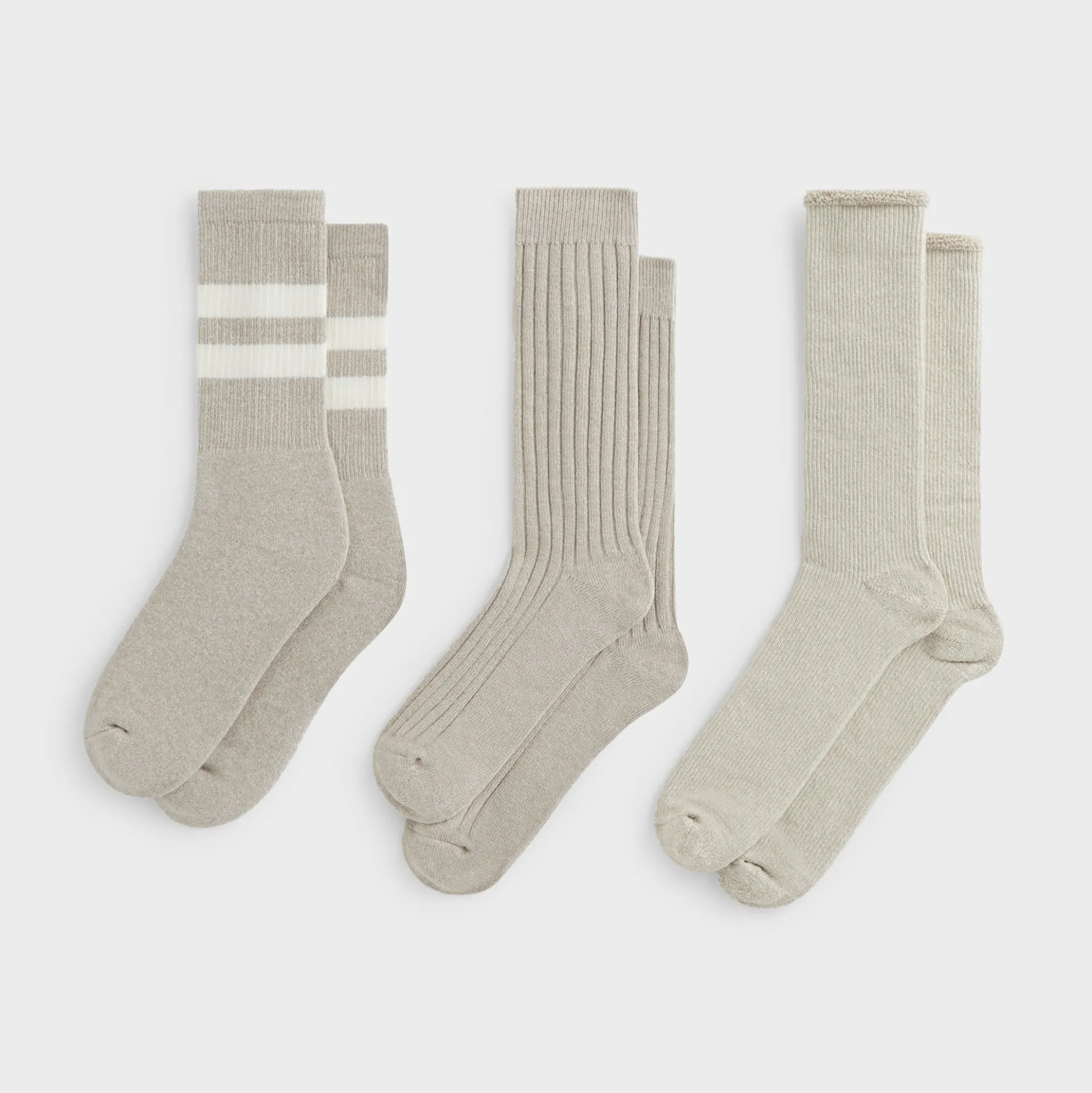 Lot de 3 paires de chaussettes en coton mélangé Kith