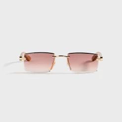 Lunettes de soleil rectangulaires