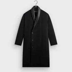 Manteau Bernard en laine à col châle Kith