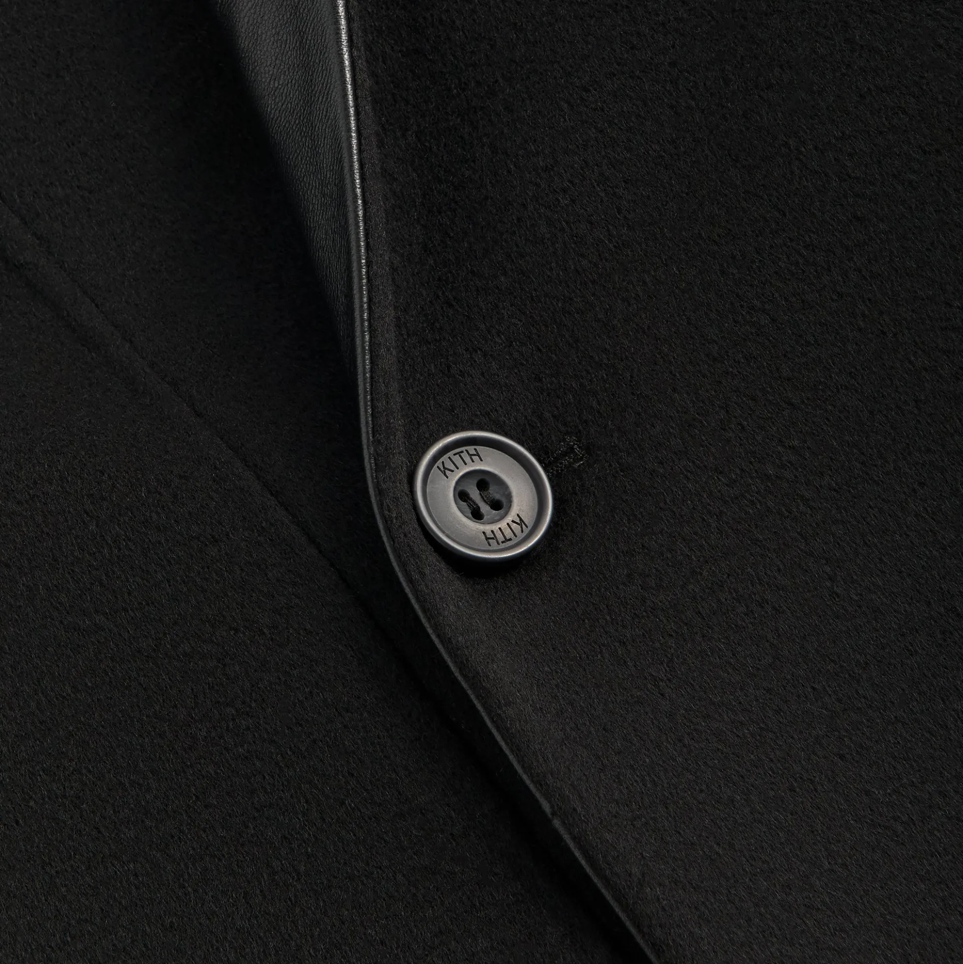 Manteau Bernard en laine à col châle Kith