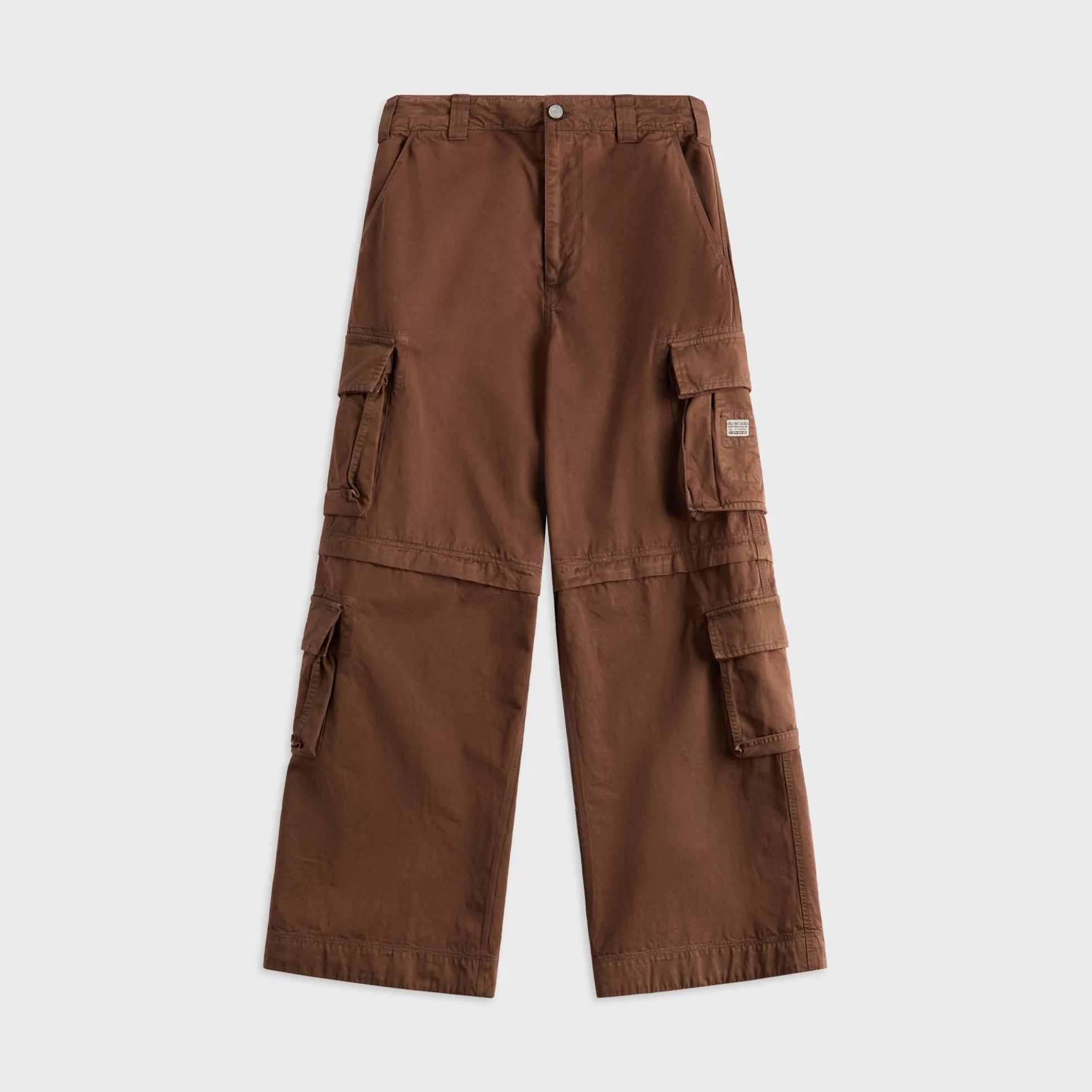 Pantalon cargo à fermeture éclair, tissé