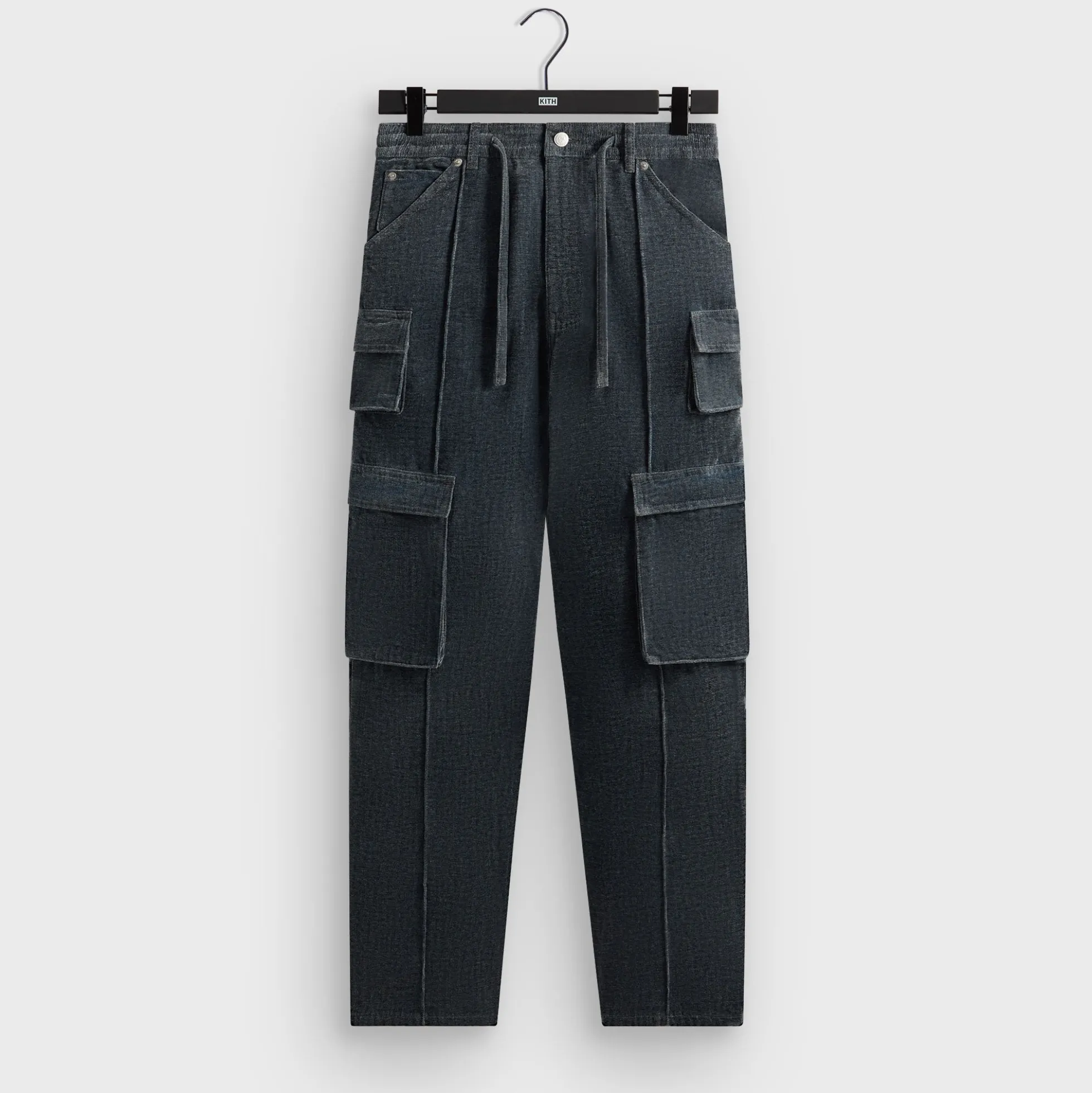 Pantalon cargo Zane en velours indigo Kith