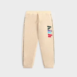 Pantalon de survêtement Kith Kids en sherpa avec logo
