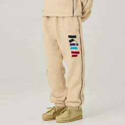 Pantalon de survêtement Kith Kids en sherpa avec logo