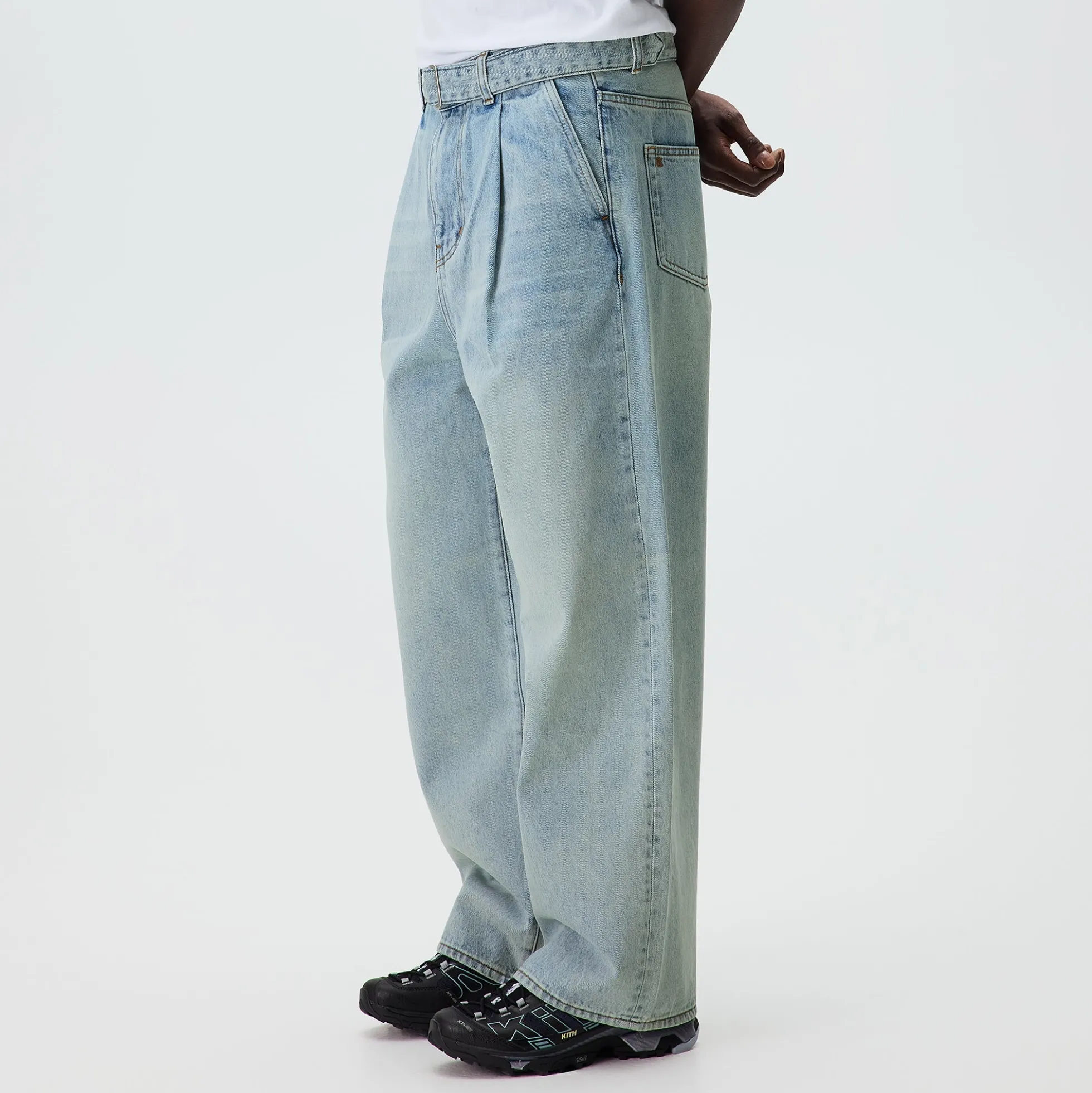 Pantalon en denim Jaime à ceinture Kith