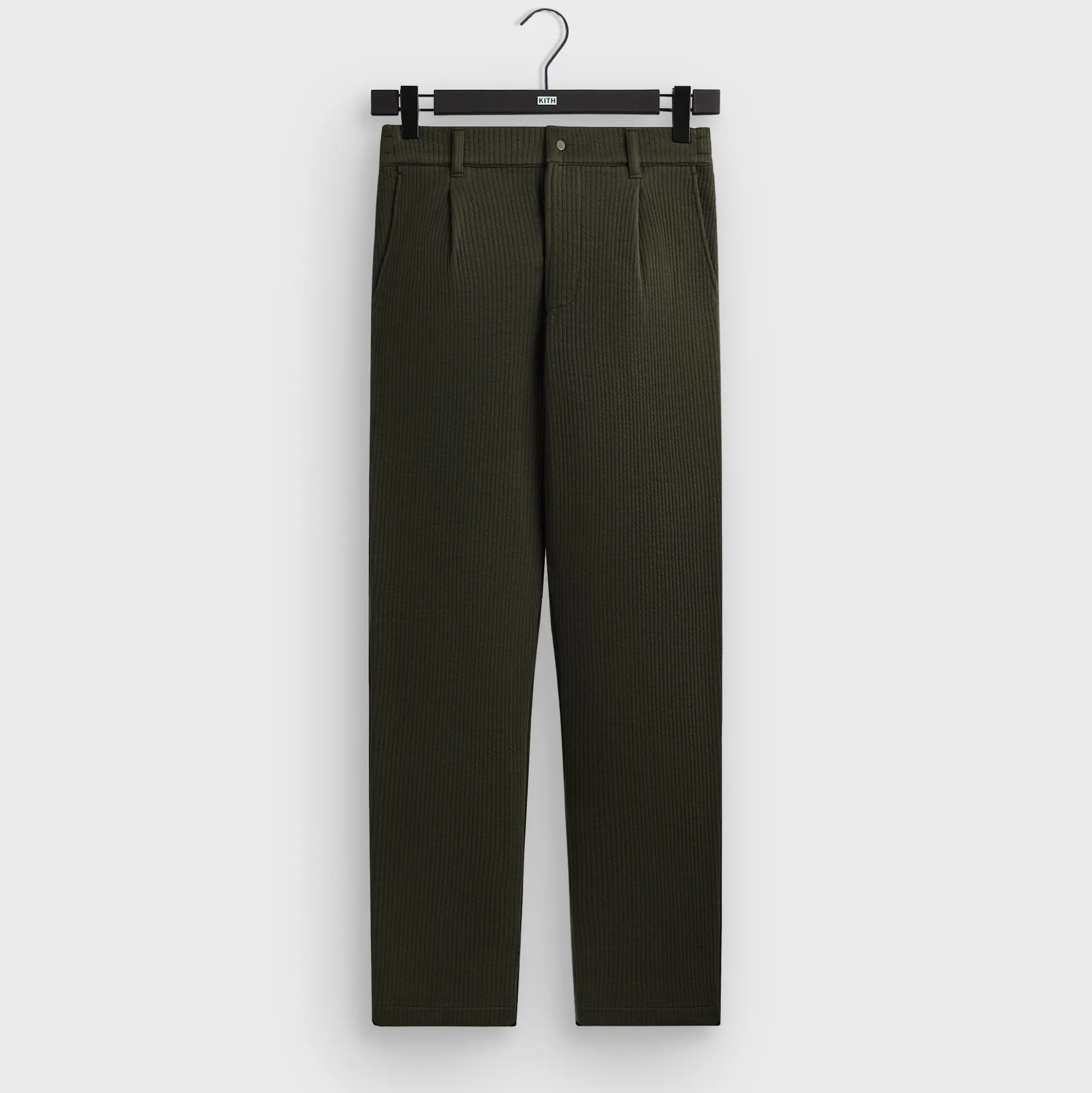 Pantalon Garrison en interlock rayé Kith
