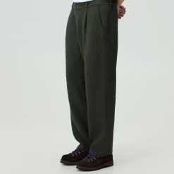 Pantalon Garrison en interlock rayé Kith