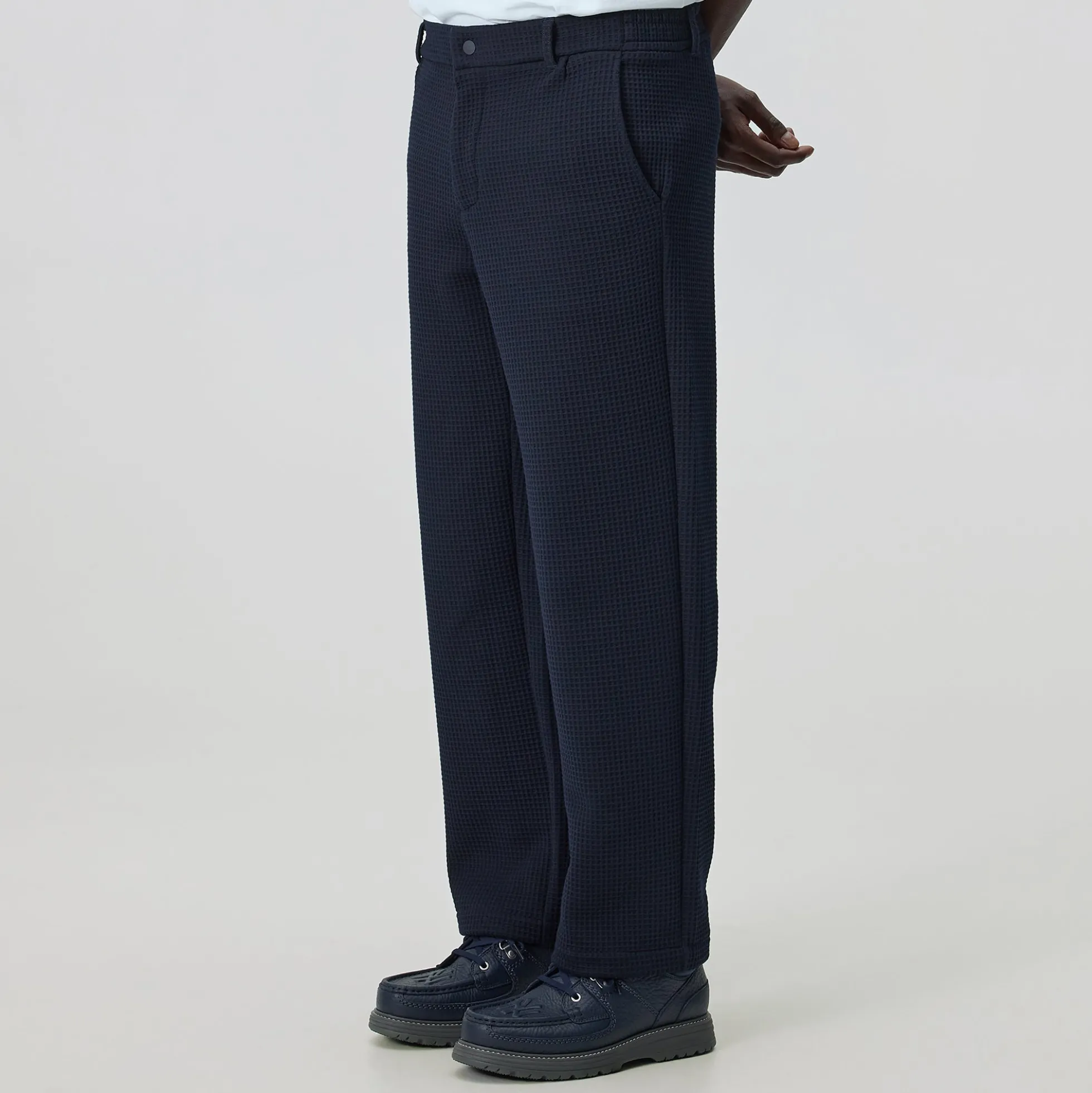 Pantalon Garrison en jersey à carreaux &Kin